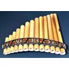 Pan Flute Curved 13 Pipes Nazca Designs From Peru -Item