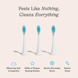 Cocolab Electric Brush Refills, Ultra-Sensitive & Soft, 3-Pack Replacement for Sonicare, Experience Superior Clean, Electric Toothbrush Brush Heads