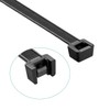 Superun Black Zip Ties 4 Inch, 18 Lbs Tensile Strength