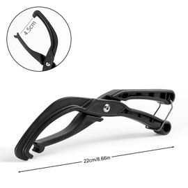 YILANJIN Tyre Pliers, 24 cm Non Slip Handle Bicycle Tyre Remover Repair Tool, Bike Tire Lever Plier Repairing Tool for Bicycle, Bicycle Tyre Remover Repair Tool for Mountain Rod Bicycle (Black)