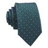 Ctskyte Slim Silk Necktie for Men Woven Jacquard Patterned Business