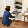 Giklux 6 PCS Wire Rack Covers for Pantry Wood Grain,