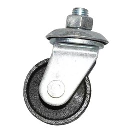 Ronyme Generic Floor Jack Casters 16mm Stem Replacement Trailer Caster Wheel Metal Horizontal Jack Casters for 4 Ton Floor Jack