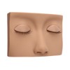 Lash Mannequin Head Removable Silicone Replacement Eyelash Mannequin Head for