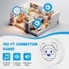 Whimsii Dog Doorbell, Wireless Ring Bell to Go Outside, IP55