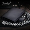 RAW HYD 6.75" Leather Trifold Wallet - Large Chain Wallets