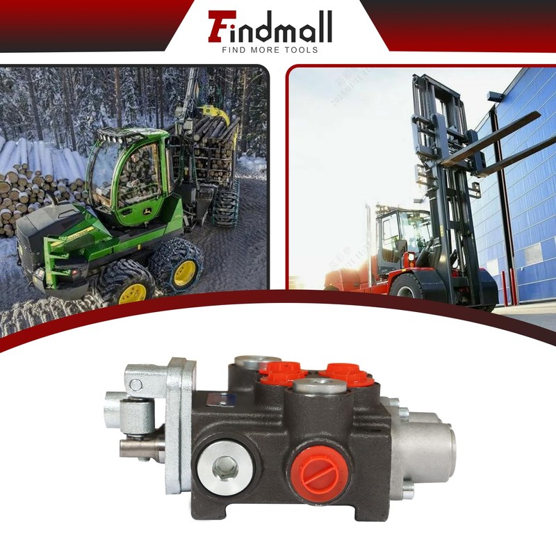 2 Spool 11GPM Hydraulic Control Valve 3600PSI BSPP Double Acting