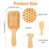 10 cepillos de bambú para el crecimiento del cabello, cepillo
