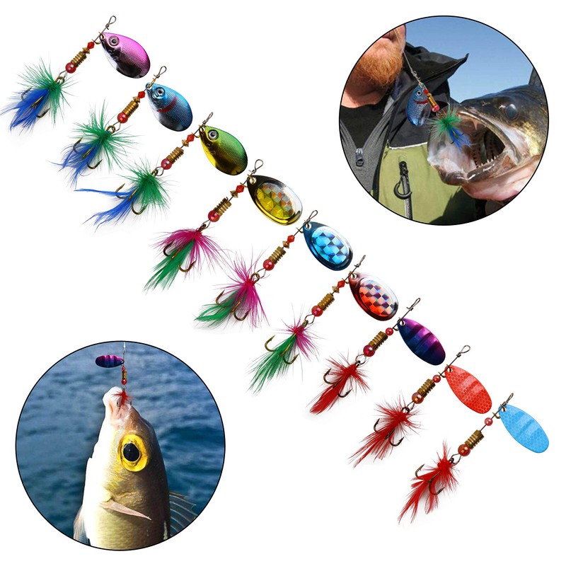 SHADDOCK Fishing Lures Kit Spoon Spinnerbaits Swimbait Crankbaits Minnow Variety