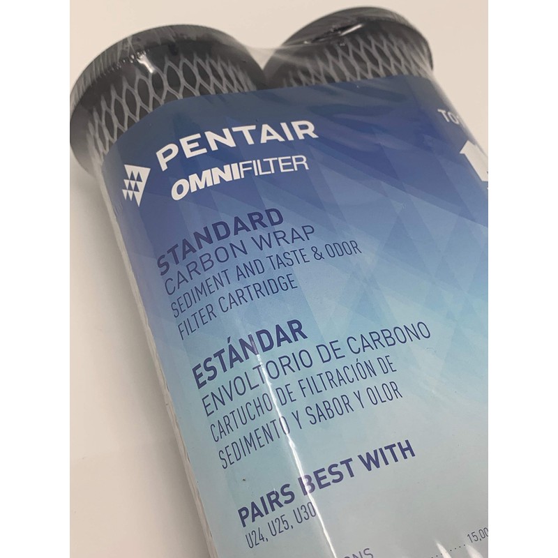 OMNIFilter 2-Pack Whole House Replacement Under Sink Water Filter Carbon