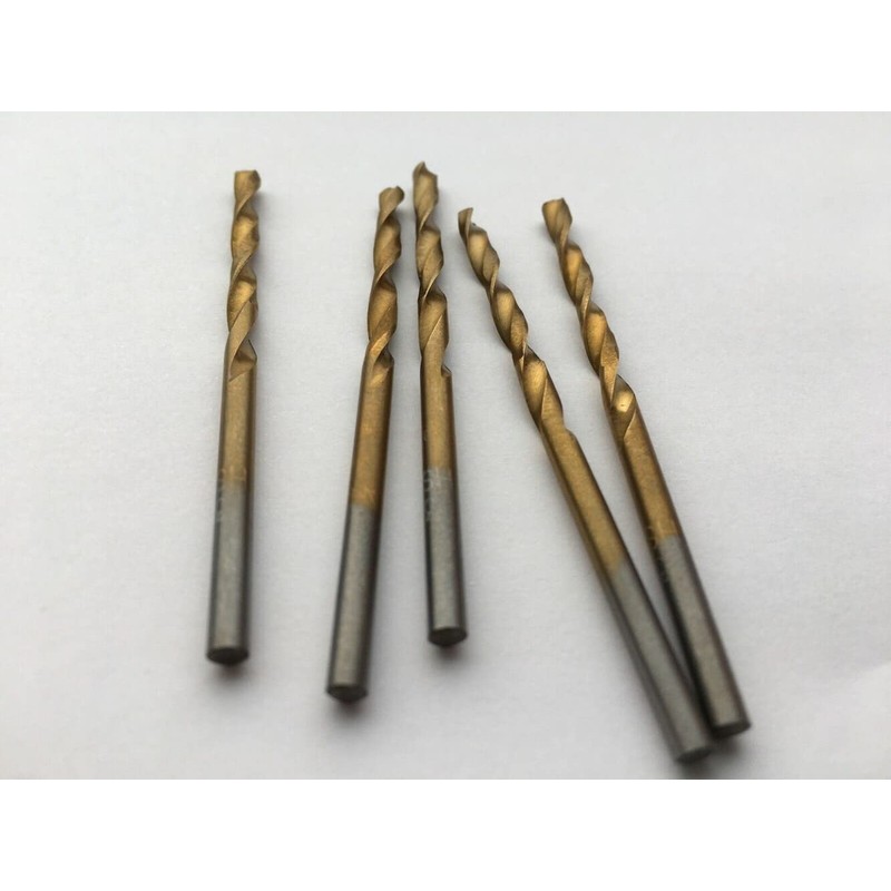 Mini Drill Bits 25Pcs HSS Titanium 1mm 1.5mm 2mm 2.5mm