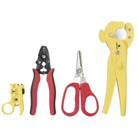 TOOLCRAFT TO-9621810 Fibre Optic Tool with Cable Cutter and Cable Stripper 0 to 25 mm