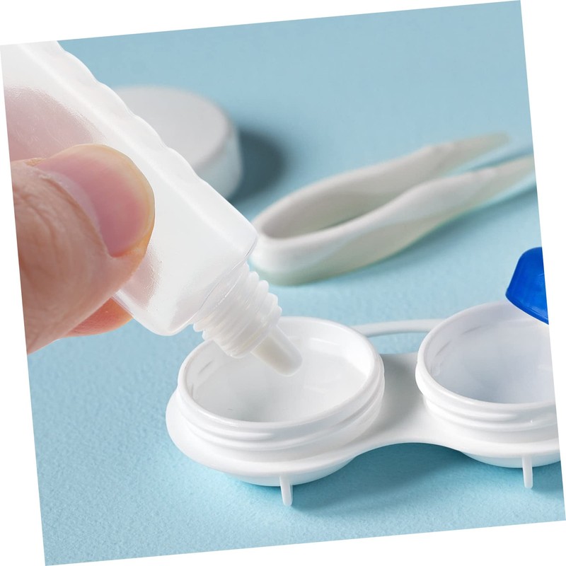LALAFINA Care Tool 25pcs Mini Liquid Bottles Storage Screw Caps