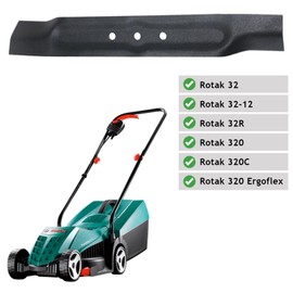 Spares2go Rotary Metal Blade for Bosch Rotak 32 32R 320 Ergoflex 320C Lawnmower (32cm)
