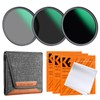 K&F Concept 72mm ND8 ND64 ND1000 ND Lens Filters Kit-