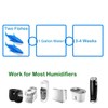 Humidifier Cleaner Fish 6 Pack,Humidifiers Fish Tanks Cleaner,Warm&Cool Most Humidifiers