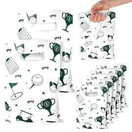 BOXOB 50pcs Golf Gift Bags, Golf Themed Party Decorations Candy Goodie Bags for Men Women Birthday Sports Events Party Favor Supplies