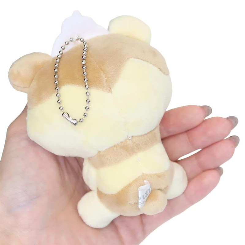 Kamio Japan Mochi Pudding, Plush Keychain, Mascot