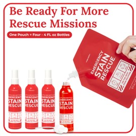 Emergency Stain Rescue Stain Remover Spray - Fast-Acting Spray for Laundry - Carpet Spot Removal & Oil, Grease & Blood Remover for Clothes & Upholstery - 16 Fl Oz (Pack of 1)