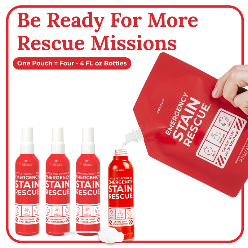 Emergency Stain Rescue Stain Remover Spray - Fast-Acting Spray for