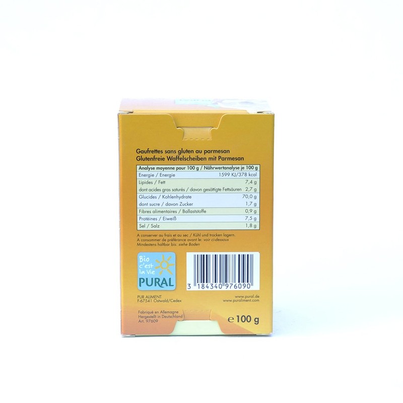 Pural Cracker Parmesan, 100 g