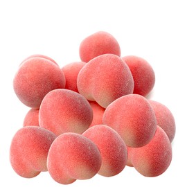 Aliotech 18Pcs Artificial Peach Fake Peach Mini Fruit Small Peach Simulation Lifelike for Home Cabinet Table Party Kitchen Decoration Photography Prop
