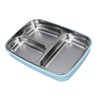 Thermal Insulation Bento Lunch Box 3 Grids Leakproof 304 Stainless
