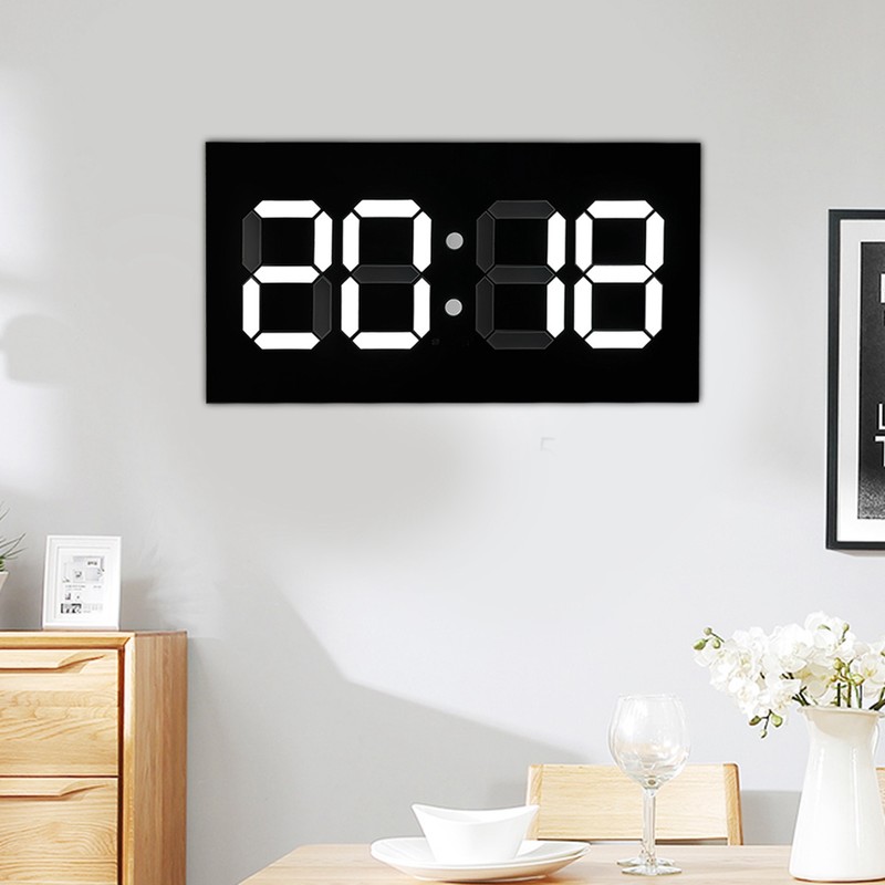 Acrylic 3D Wall Clock Remote Control Electronic Clock Convex Body