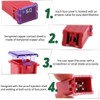 JESUNK 5 Pc Automotive Tall/Standard Profile JCASE Fuse 40 Amp