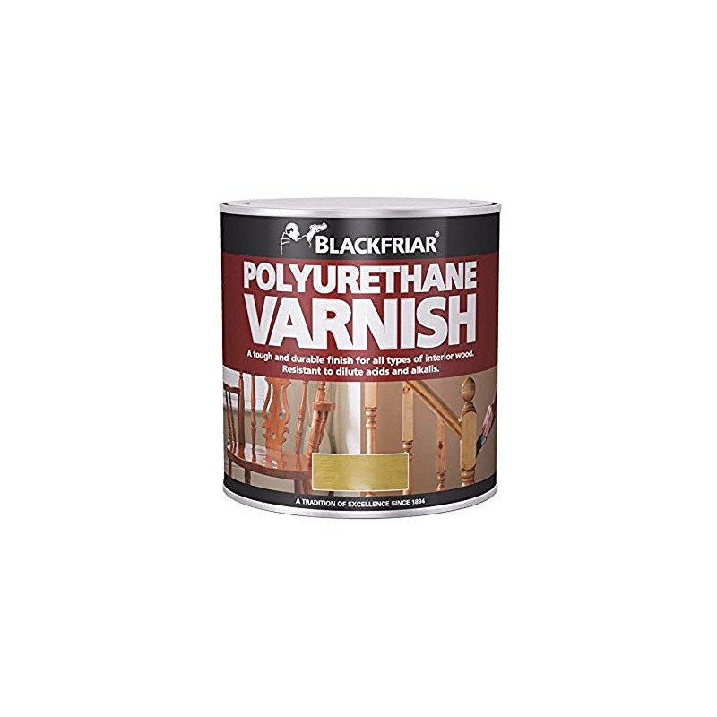Blackfriar BKFPCGV250 Polyurethane Varnish P99, 250 ml, Clear Gloss