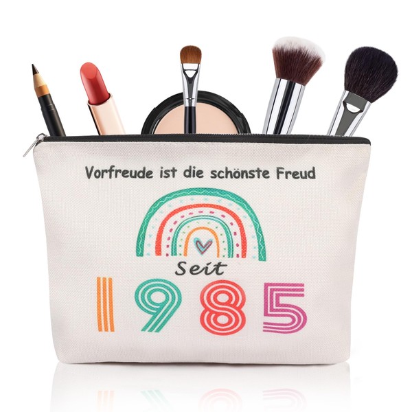 Birthday Cosmetic Bags, Makeup Bags for Women, Rainbow Makeup Bag,