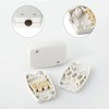 2 Pcs 3 Terminal Electrical Junction Box 13A 250V Flex