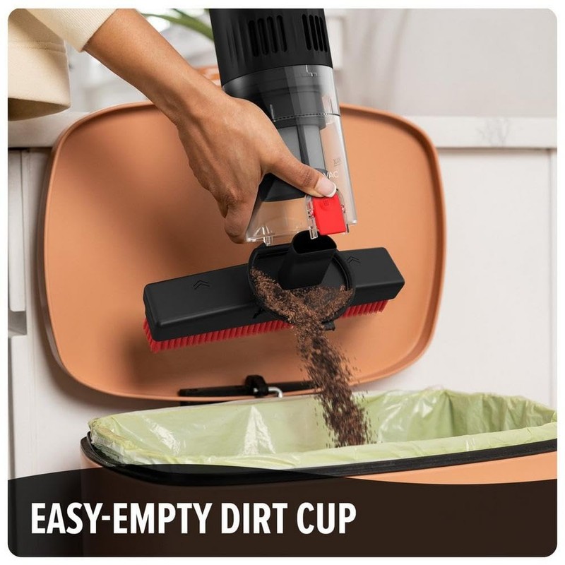 Dirt Devil Broom Vac Cordless Hard Floor Cleaner, Lightweight, Bagless,