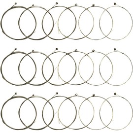 Cuerdas para guitarra eléctrica, 3 juegos completos con núcleo de acero inoxidable, aleación de níquel, cabeza de cuentas niquelada, incluye E-1st B-2nd G-3rd D-4th A-5th E-6th