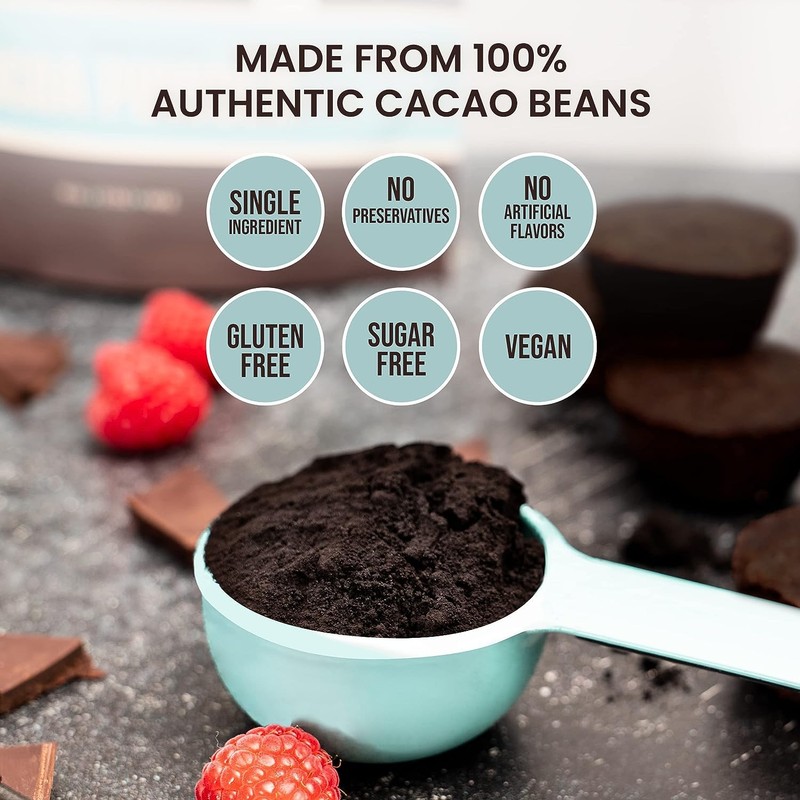 THE COCOA TRADER – Black Cocoa Powder for Baking 1Lb