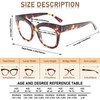 REAVEE 3 Pack Stylish Oversized Reading Glasses for Women Men,