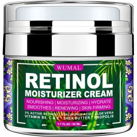 Retinol Moisturizer Cream - Reduces Wrinkles, Fine Lines & Dryness - 1.7 oz USA