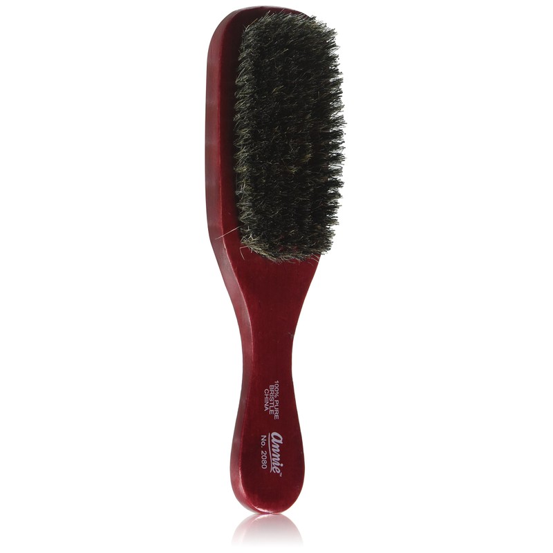 ANNIE Wave Soft Brush (Model:2080), Natural wood, boar bristles, wooden