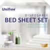 UNIFREE 7 Sets Disposable Bed Sheets Travel Sheets for Hotel,Portable