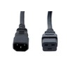 CablesAndKits Heavy Duty AC C19 to C14 Power Cord, 15A/250V,