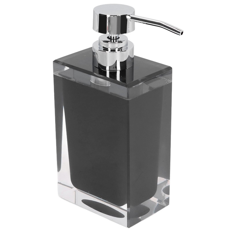 Hand Soap Dispenser Press Design Black Simple Fine Details Foaming