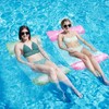 4PCS Inflatable Pool Hammock Floats 4-in-1 Multi-Purpose Water Hammock Floats
