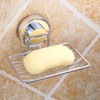 Suction Cup Soap Dish Holder, No Drilling Removable Stainless Steel
