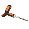 T Handle Screwdriver Set Multifunctional High Accuracy Rustproof Durable Ratchet