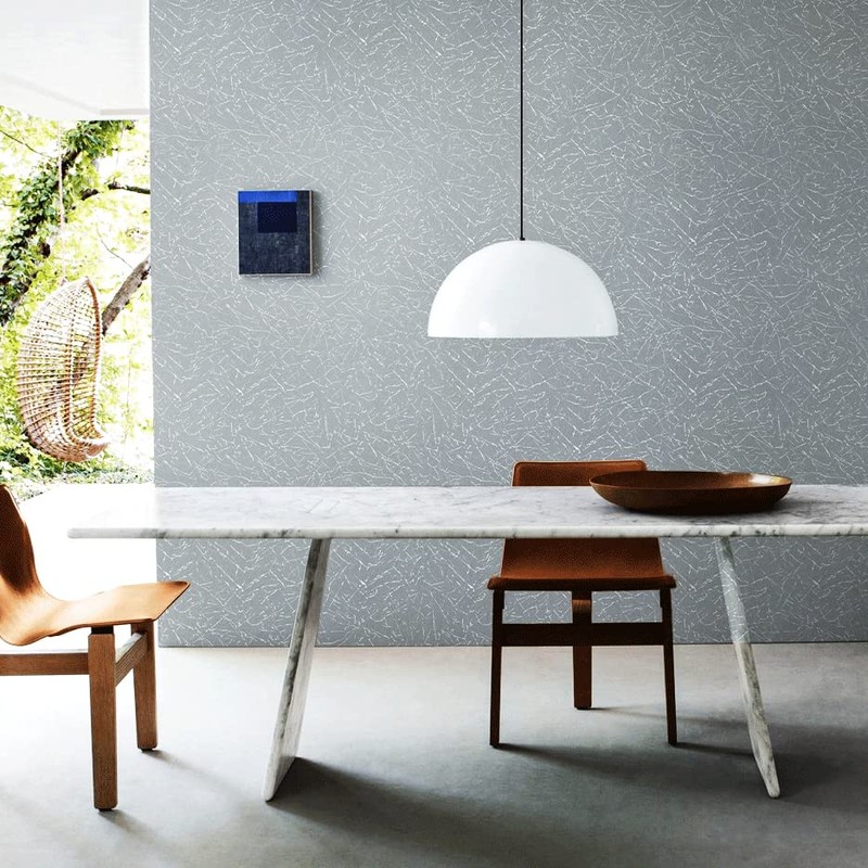 Cohoo Home Gray Peel and Stick Wallpaper Grey Silk Contact