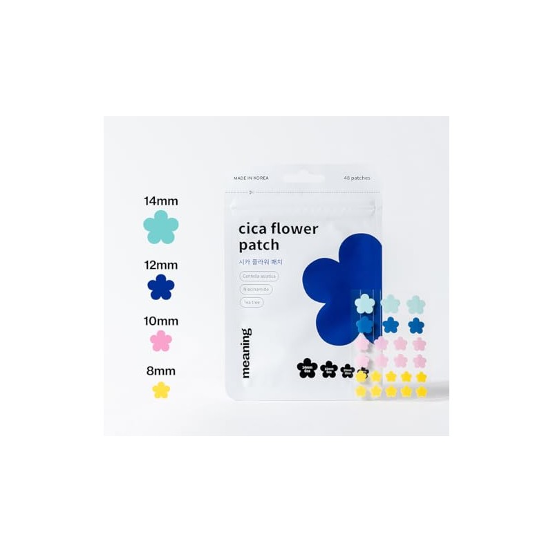meaning Cica Flower Patch | Parches para brotes (48 pzs)