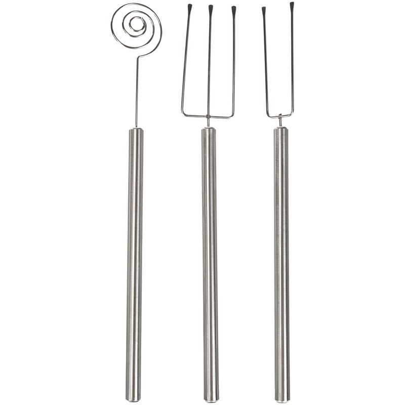 IBILI Set UTENSILIOS para BOMBONES, Stainless Steel, Silber, 20 x