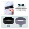 4Pcs Adjustable Belts Elastic Belts Black Grey