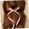 PACKOVE 2 Pairs Cute Hair Ties with Ribbon Bows Comfortable