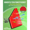 Forccord - Paquete de 2 filtros de aire para motor
